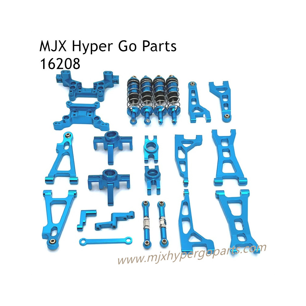 MJX Hyper Go 16208 RC Car Upgrade Parts Lists Blue MJX Hyper Go 16208 RC Car Upgrade Parts Lists Blue