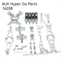 MJX Hyper Go 16208 RC Car Upgrade Parts Lists Silver