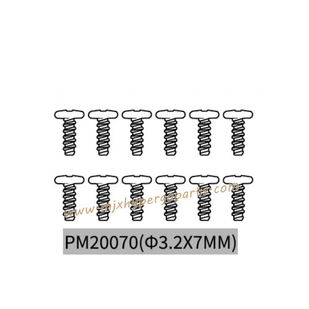 MJX Hyper Go 20208 Parts 3.2X7MM Screws PM20070 MJX Hyper Go 20208 Parts 3.2X7MM Screws PM20070