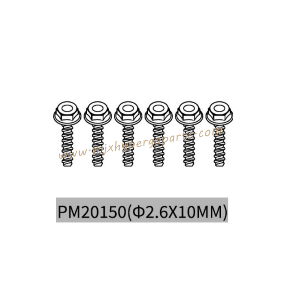 MJX Hyper Go 20208 Parts 2.6x10MM Anti-Slip Screws PM20150 MJX Hyper Go 20208 Parts 2.6x10MM Anti-Slip Screws PM20150