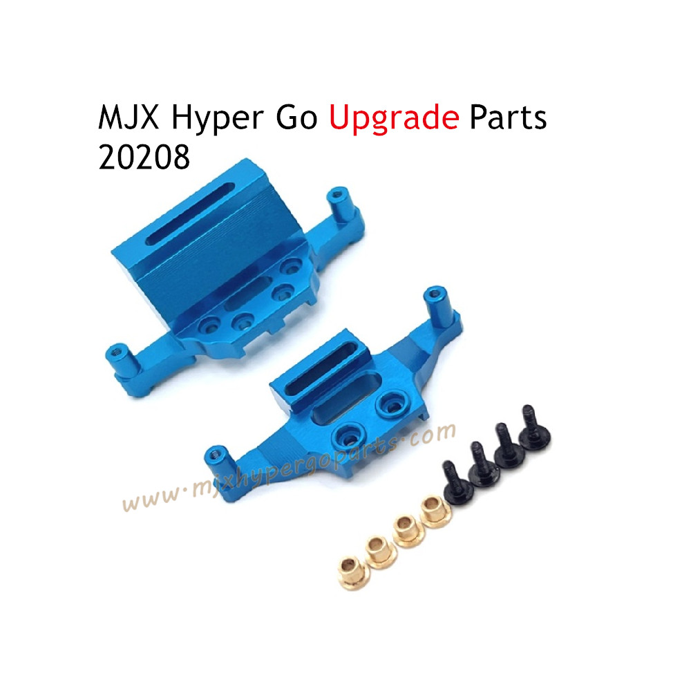 MJX Hyper Go 20208 RC Car Upgrade Parts Front and Rear Shock Mounts Blue MJX Hyper Go 20208 RC Car Upgrade Parts Front and Rear Shock Mounts Blue