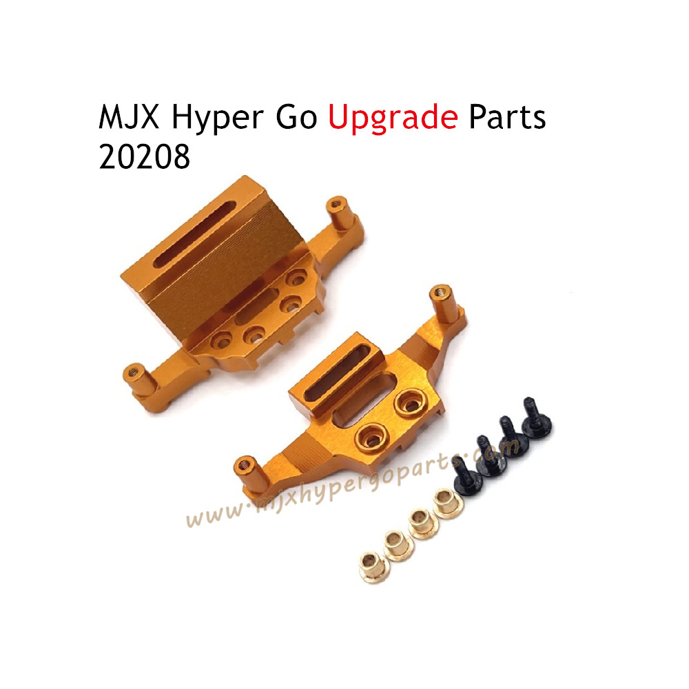 MJX Hyper Go 20208 RC Car Upgrade Parts Front and Rear Shock Mounts Gold MJX Hyper Go 20208 RC Car Upgrade Parts Front and Rear Shock Mounts Gold