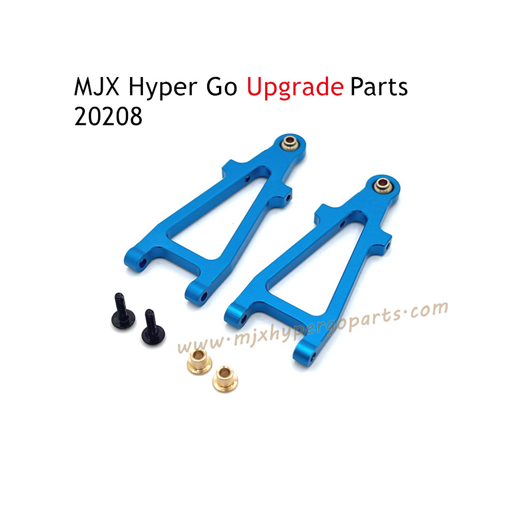 MJX Hyper Go 20208 RC Car Upgrade Parts Front Lower Swing Arm Blue