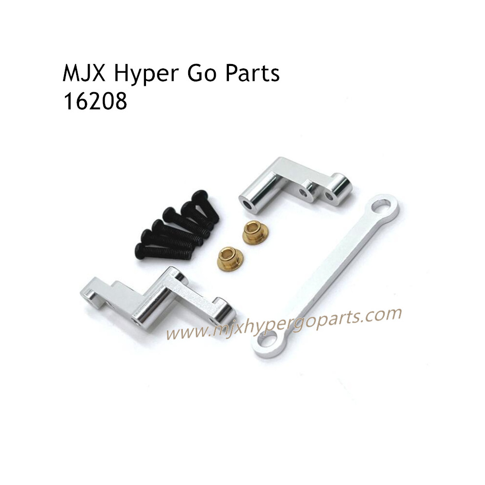 MJX Hyper Go 16208 RC Car Upgrade Parts Steering Link Kit Silver MJX Hyper Go 16208 RC Car Upgrade Parts Steering Link Kit Silver