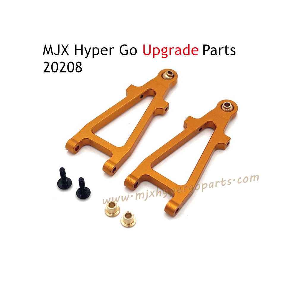 MJX Hyper Go 20208 RC Car Upgrade Parts Front Lower Swing Arm Gold MJX Hyper Go 20208 RC Car Upgrade Parts Front Lower Swing Arm Gold
