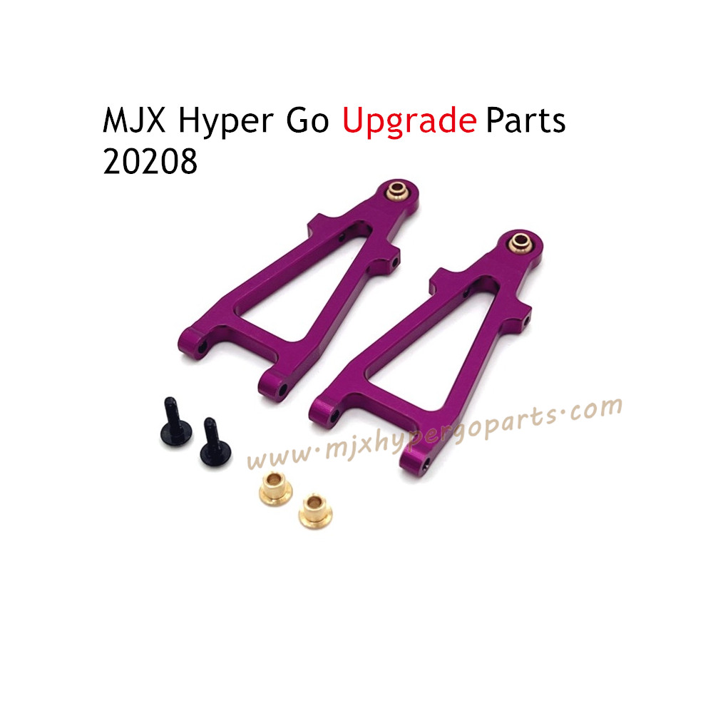 MJX Hyper Go 20208 RC Car Upgrade Parts Front Lower Swing Arm Purple MJX Hyper Go 20208 RC Car Upgrade Parts Front Lower Swing Arm Purple