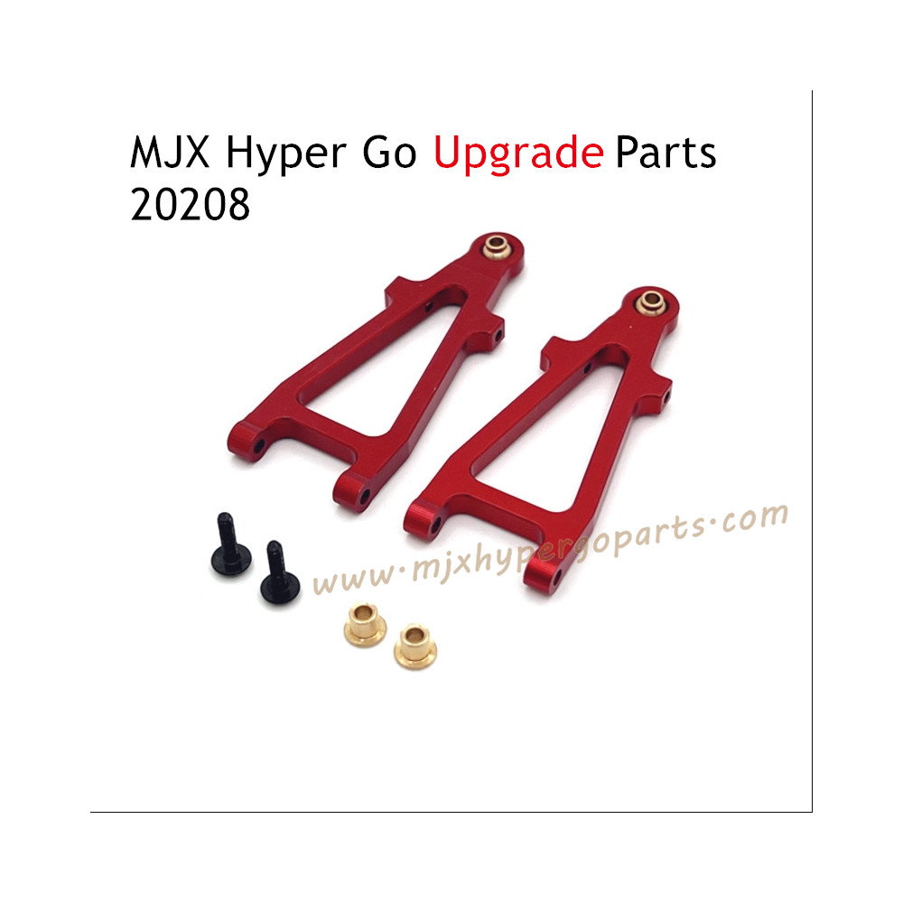 MJX Hyper Go 20208 RC Car Upgrade Parts Front Lower Swing Arm Red