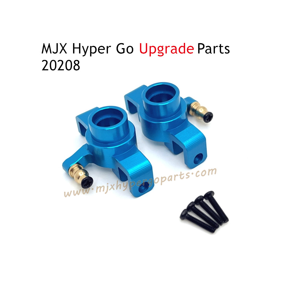 MJX Hyper Go 20208 RC Car Upgrade Parts Front Steering Cups Blue MJX Hyper Go 20208 RC Car Upgrade Parts Front Steering Cups Blue