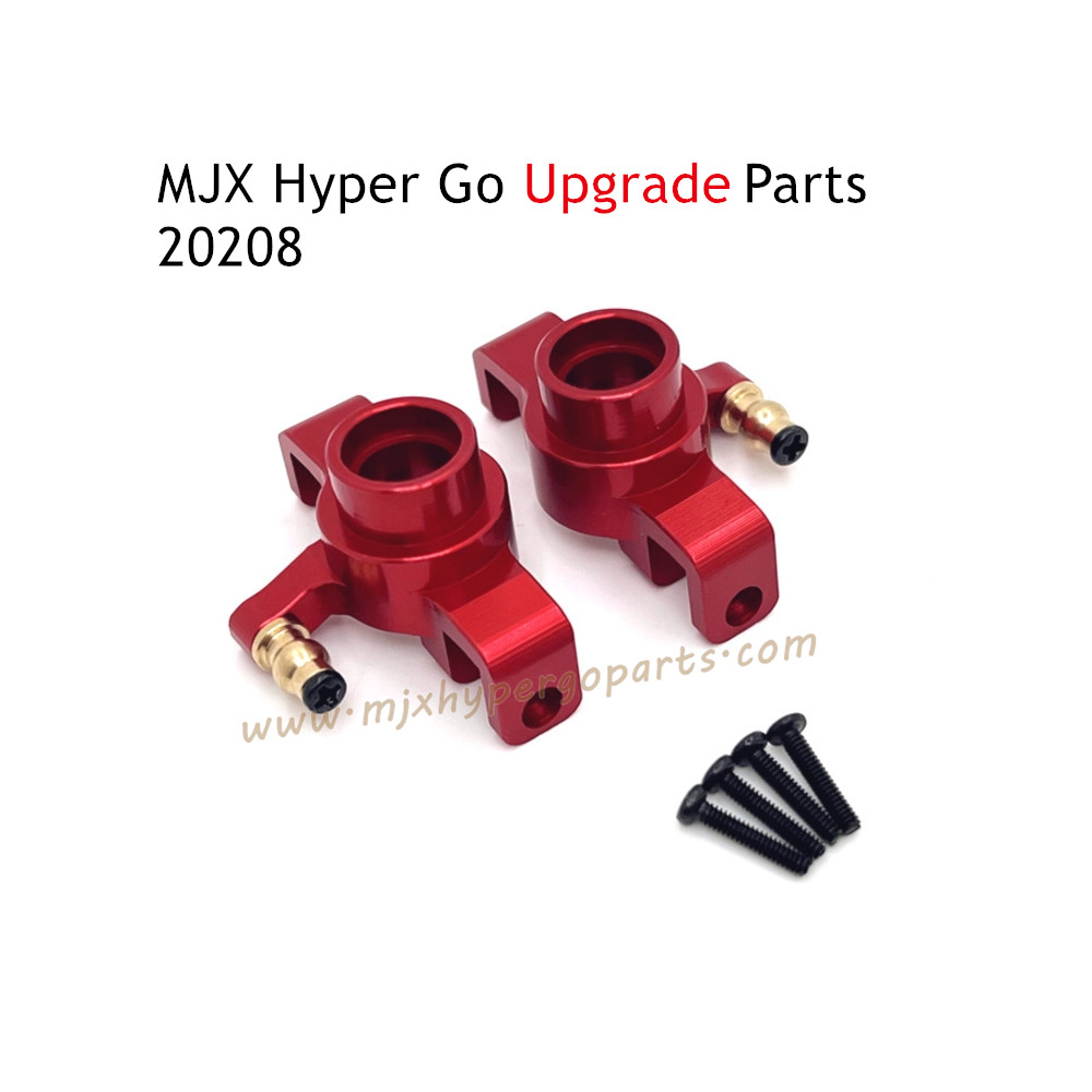 MJX Hyper Go 20208 RC Car Upgrade Parts Front Steering Cups Red MJX Hyper Go 20208 RC Car Upgrade Parts Front Steering Cups Red