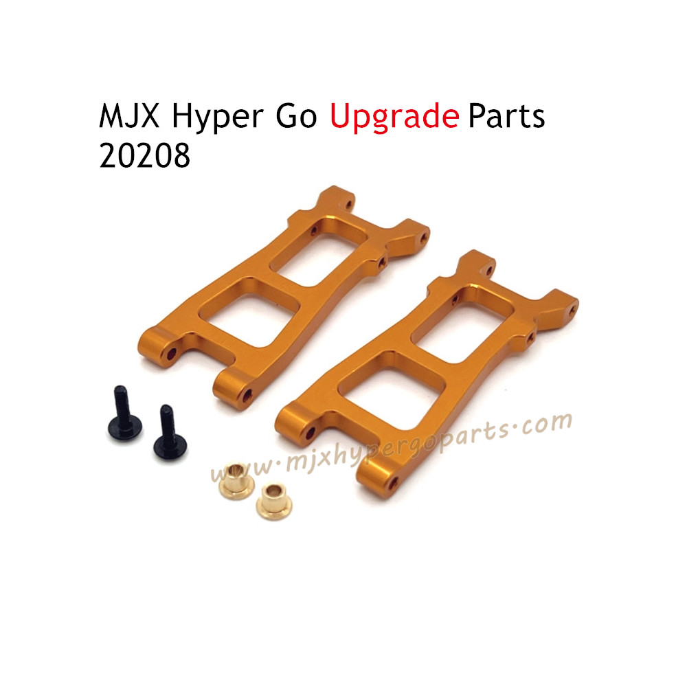MJX Hyper Go 20208 RC Car Upgrade Parts Rear Lower Swing Arm Gold MJX Hyper Go 20208 RC Car Upgrade Parts Rear Lower Swing Arm Gold