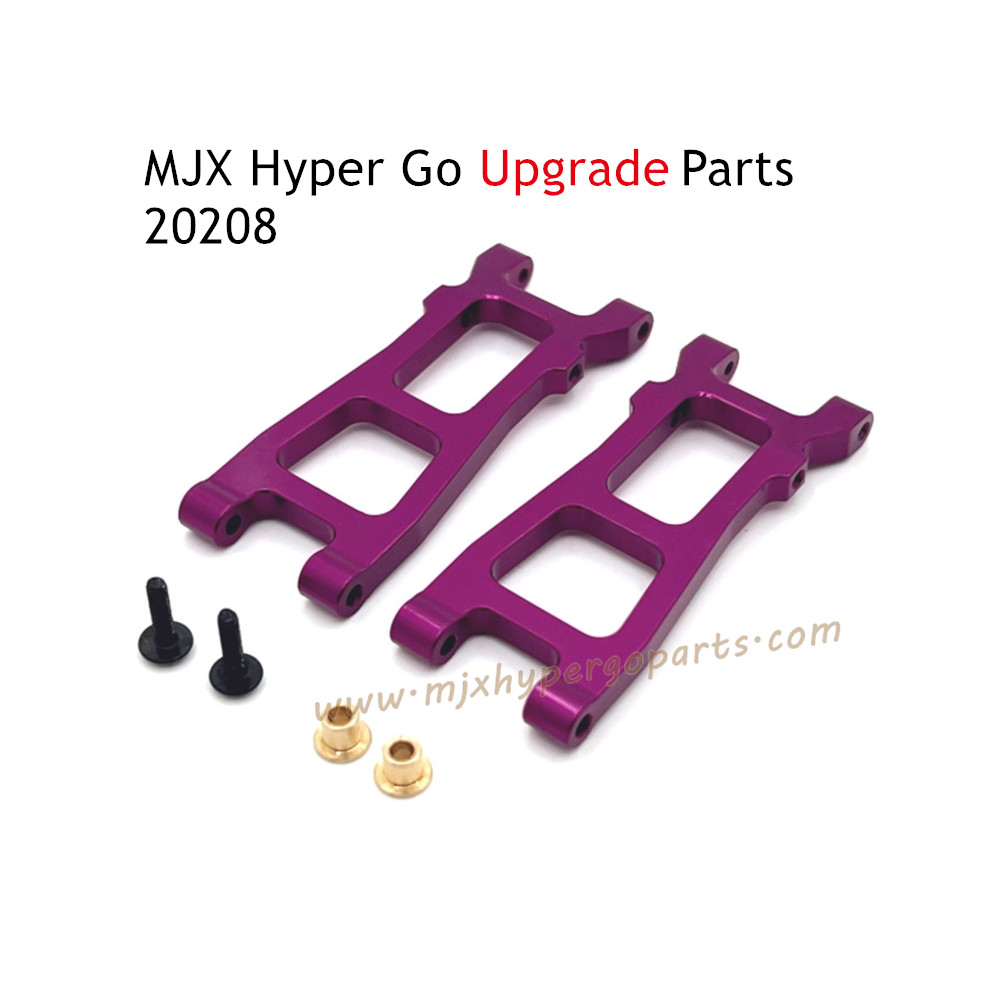 MJX Hyper Go 20208 RC Car Upgrade Parts Rear Lower Swing Arm Purple MJX Hyper Go 20208 RC Car Upgrade Parts Rear Lower Swing Arm Purple