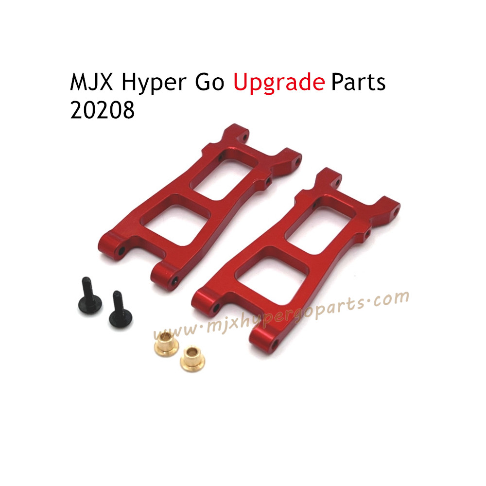 MJX Hyper Go 20208 RC Car Upgrade Parts Rear Lower Swing Arm red MJX Hyper Go 20208 RC Car Upgrade Parts Rear Lower Swing Arm red