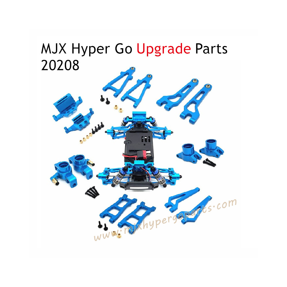 MJX Hyper Go 20208 RC Car Upgrade Parts Kits Blue MJX Hyper Go 20208 RC Car Upgrade Parts Kits Blue