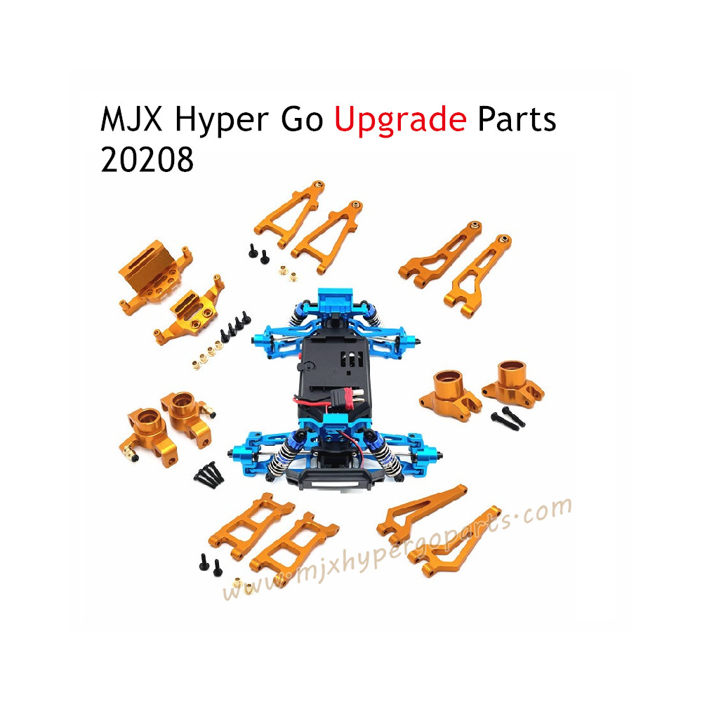 MJX Hyper Go 20208 RC Car Upgrade Parts Kits Gold MJX Hyper Go 20208 RC Car Upgrade Parts Kits Gold