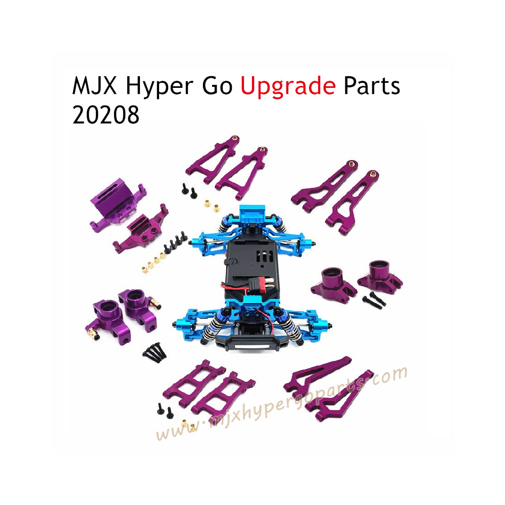 MJX Hyper Go 20208 RC Car Upgrade Parts Kits purple MJX Hyper Go 20208 RC Car Upgrade Parts Kits purple