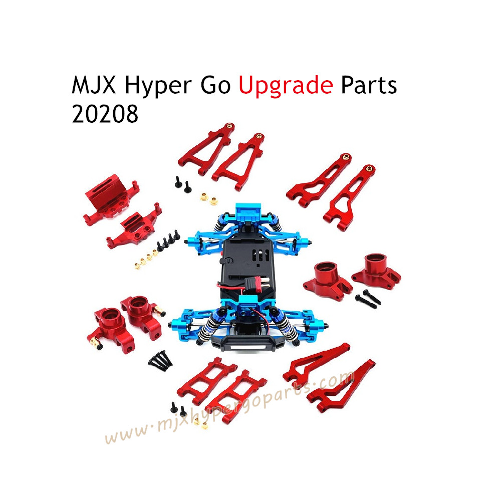 MJX Hyper Go 20208 RC Car Upgrade Parts Kits red MJX Hyper Go 20208 RC Car Upgrade Parts Kits red