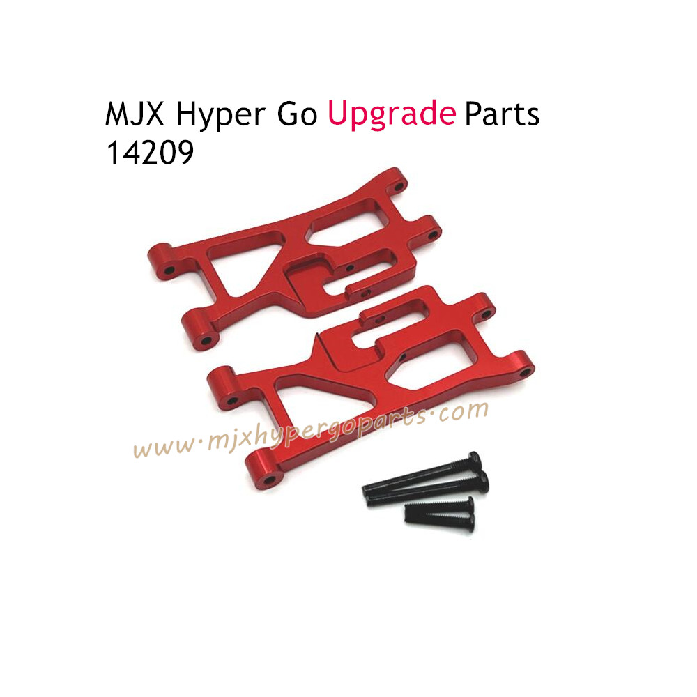 MJX Hyper Go 14209 Upgrade Parts Rear Lower Swing Arm Red MJX Hyper Go 14209 Upgrade Parts Rear Lower Swing Arm Red