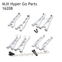 MJX Hyper Go 16208 RC Car Upgrade Parts Swing Arm Kit Silver
