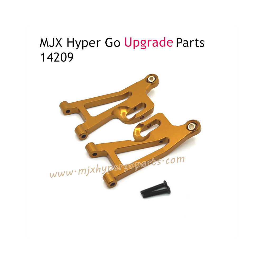 MJX Hyper Go 14209 Upgrade Parts Front Lower Swing Arm Gold MJX Hyper Go 14209 Upgrade Parts Front Lower Swing Arm Gold