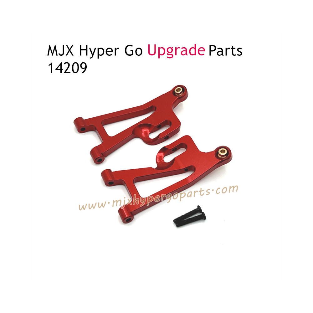 MJX Hyper Go 14209 Upgrade Parts Front Lower Swing Arm Red MJX Hyper Go 14209 Upgrade Parts Front Lower Swing Arm Red