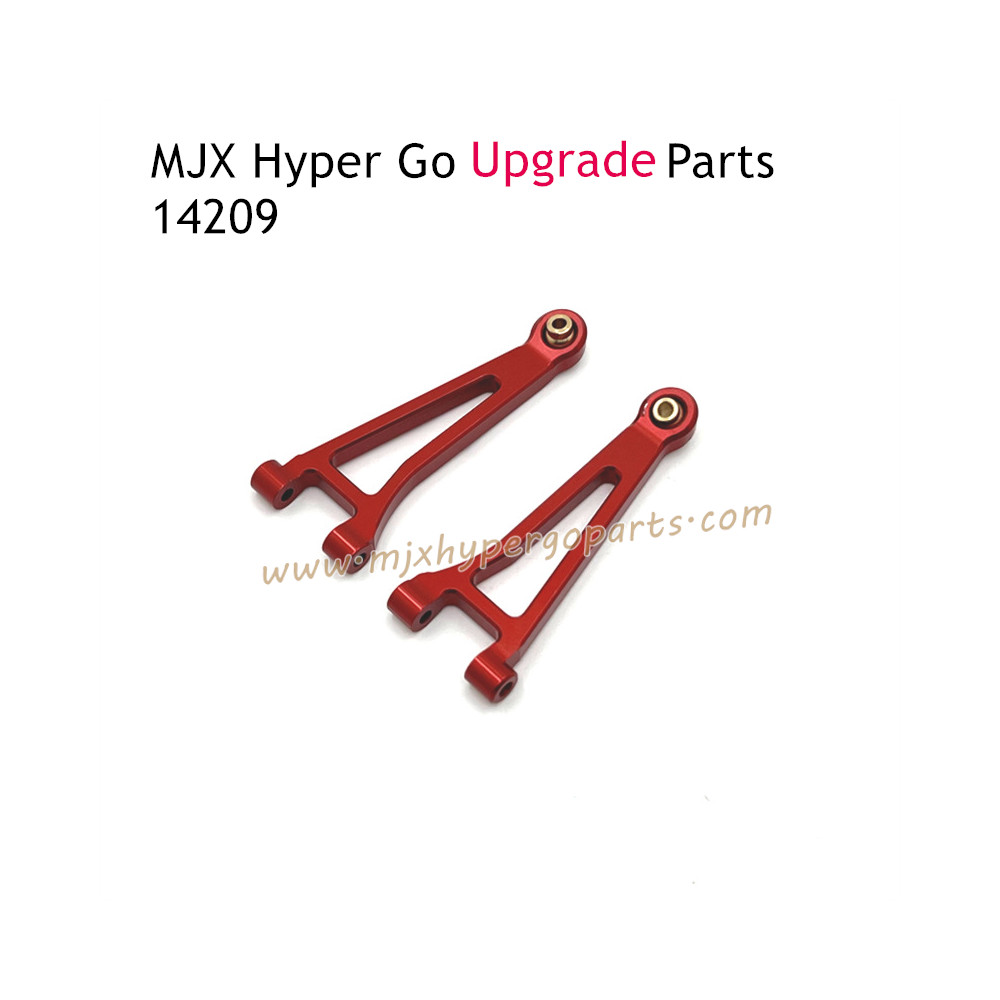MJX Hyper Go 14209 Upgrade Parts Front Upper Swing Arm Red MJX Hyper Go 14209 Upgrade Parts Front Upper Swing Arm Red