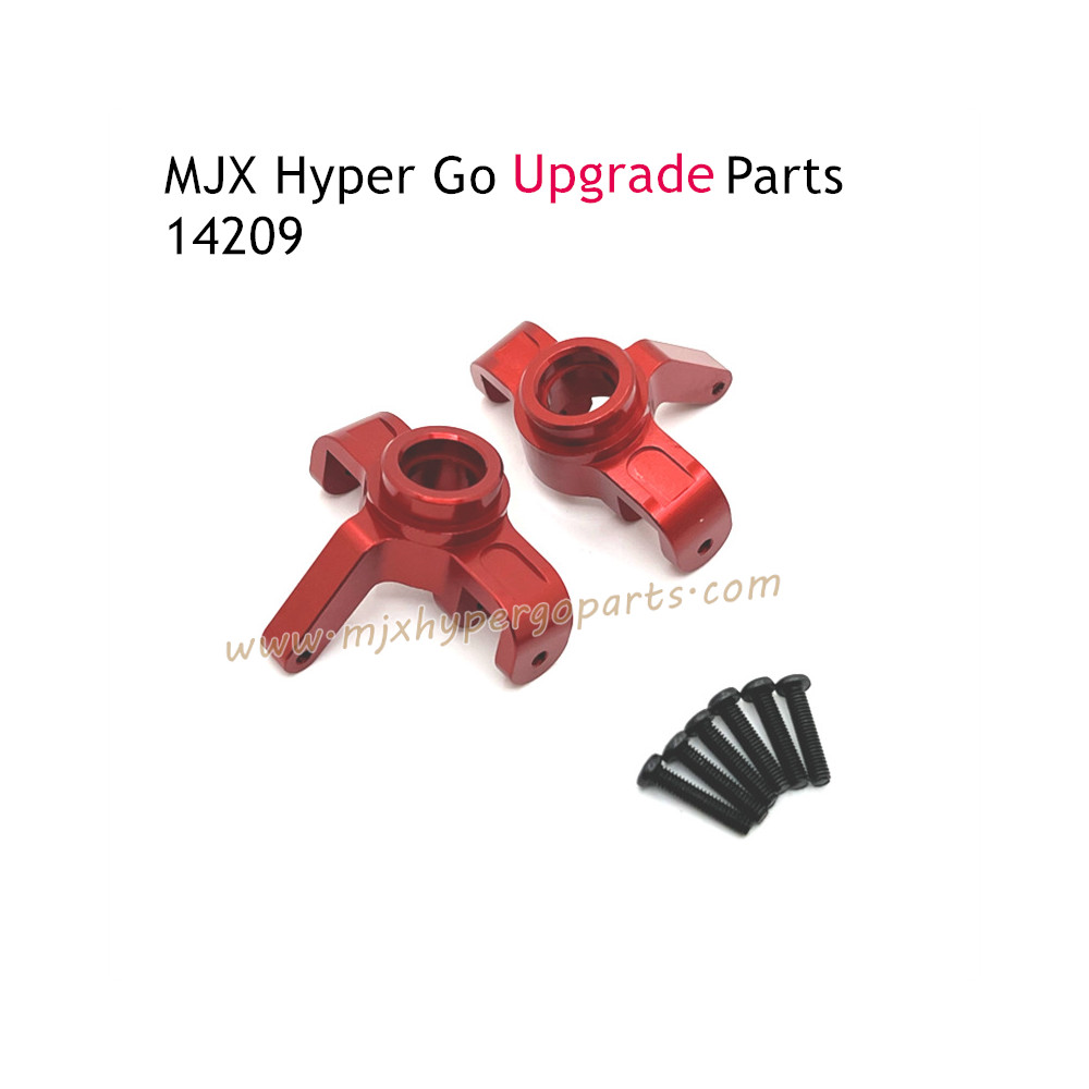 MJX Hyper Go 14209 Upgrade Parts Front Steering Cups Red MJX Hyper Go 14209 Upgrade Parts Front Steering Cups Red