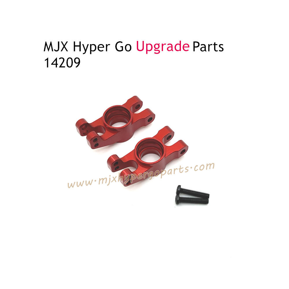 MJX Hyper Go 14209 Upgrade Parts Rear Wheel Cups Red MJX Hyper Go 14209 Upgrade Parts Rear Wheel Cups Red