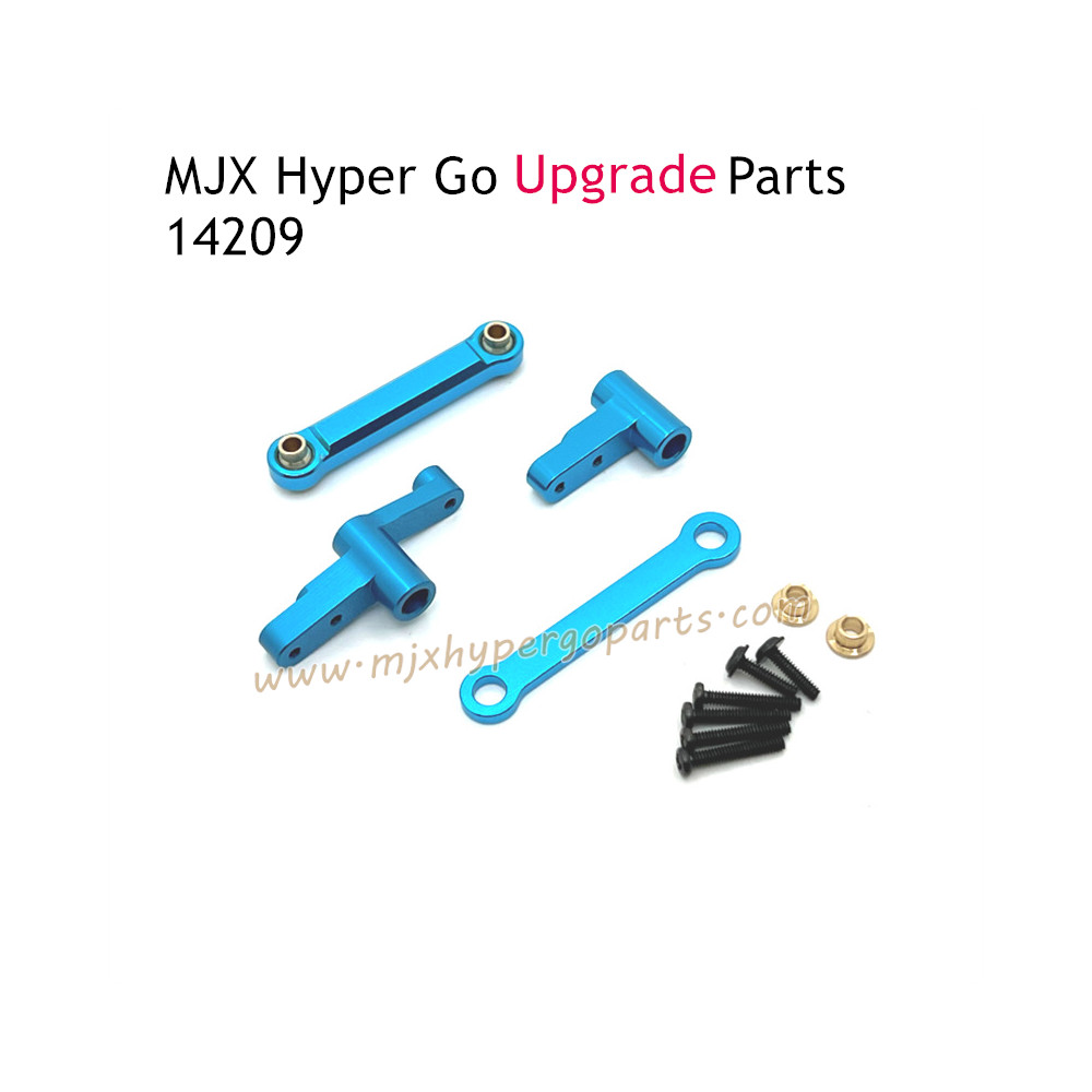 MJX Hyper Go 14209 Upgrade Parts Steering Connect Rods Kit Blue MJX Hyper Go 14209 Upgrade Parts Steering Connect Rods Kit Blue
