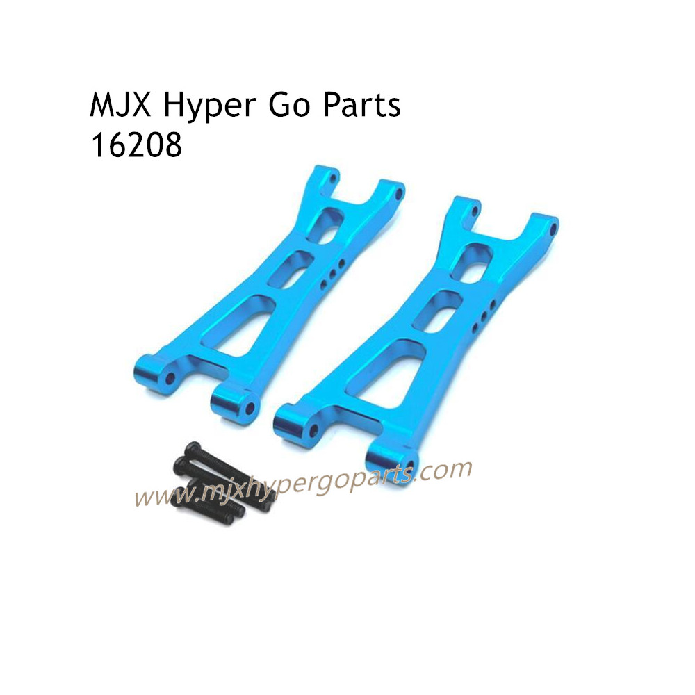 MJX Hyper Go 16208 RC Car Upgrade Parts Rear Lower Swing Arm Kit Blue MJX Hyper Go 16208 RC Car Upgrade Parts Rear Lower Swing Arm Kit Blue
