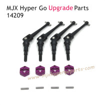 MJX Hyper Go 14209 Upgrade Parts Front Bone Dog Shaft Purple