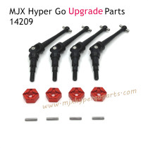 MJX Hyper Go 14209 Upgrade Parts Front Bone Dog Shaft Red