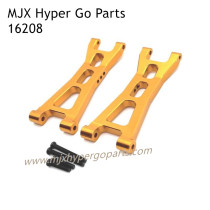 MJX Hyper Go 16208 RC Car Upgrade Parts Rear Lower Swing Arm Kit Gold