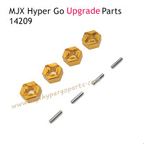 MJX Hyper Go 14209 Upgrade Parts 12MM Hex Gold