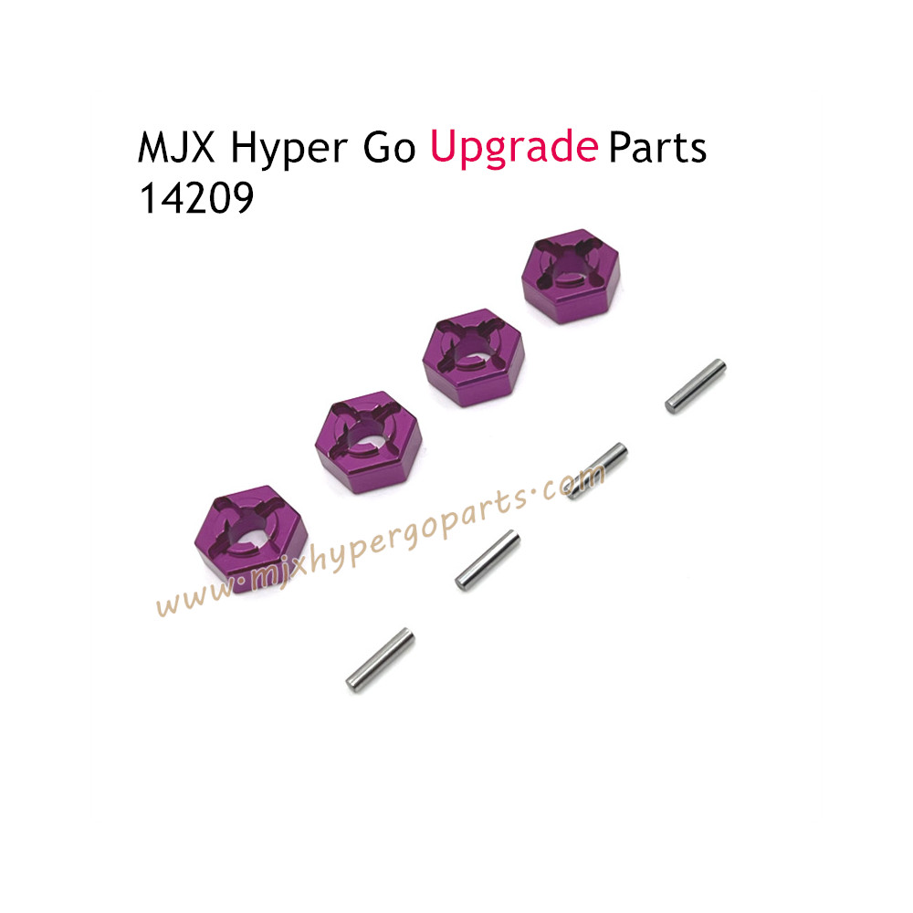 MJX Hyper Go 14209 Upgrade Parts 12MM Hex Purple MJX Hyper Go 14209 Upgrade Parts 12MM Hex Purple
