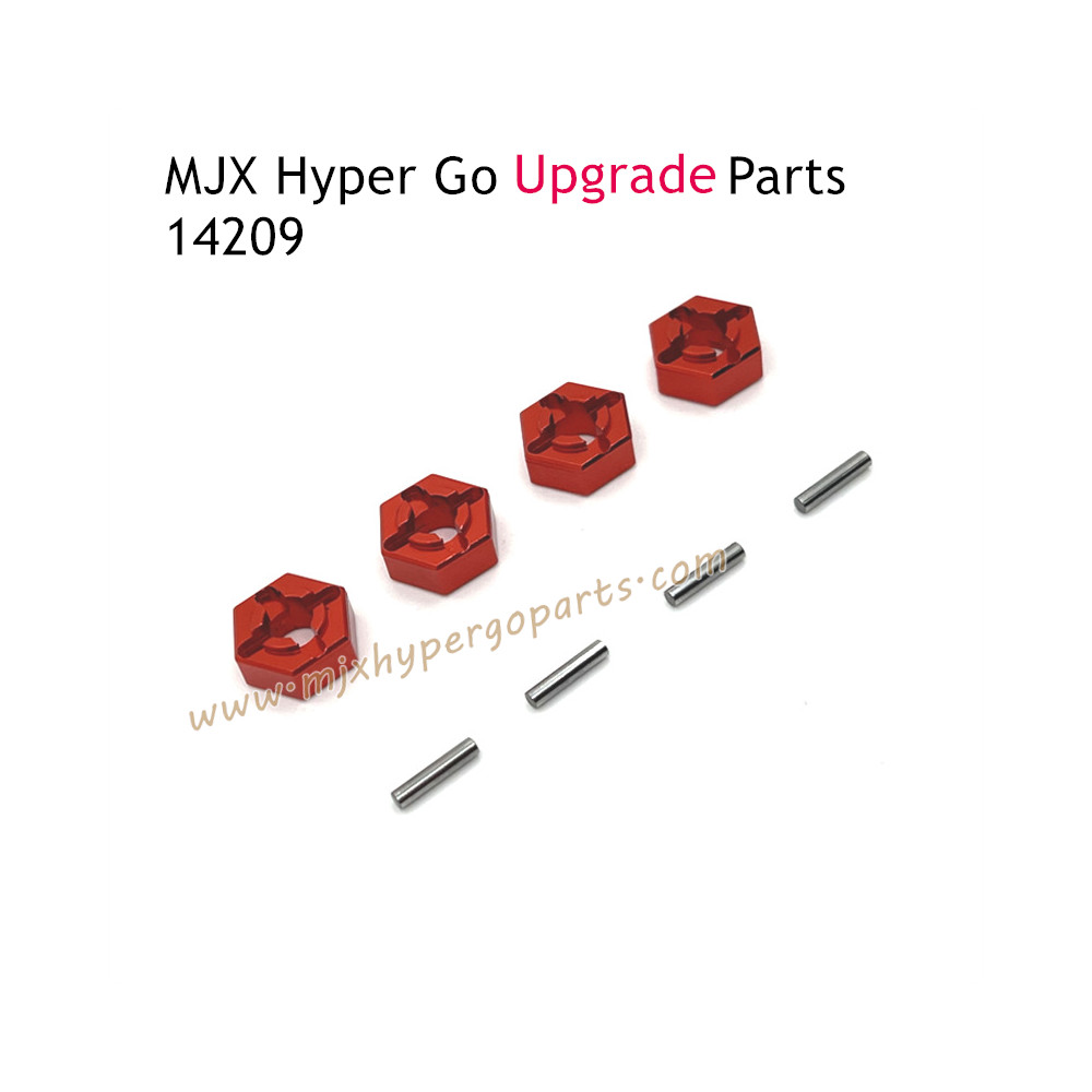 MJX Hyper Go 14209 Upgrade Parts 12MM Hex Red MJX Hyper Go 14209 Upgrade Parts 12MM Hex Red