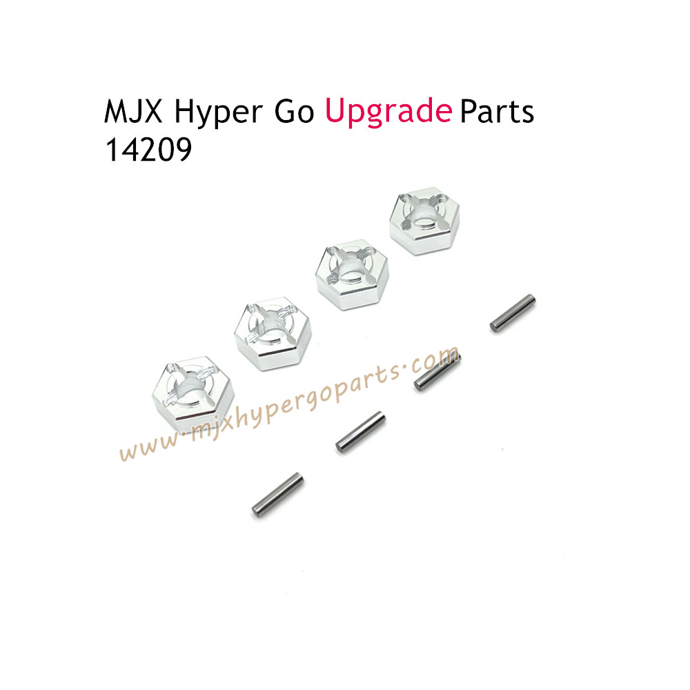 MJX Hyper Go 14209 Upgrade Parts 12MM Hex Silver MJX Hyper Go 14209 Upgrade Parts 12MM Hex Silver