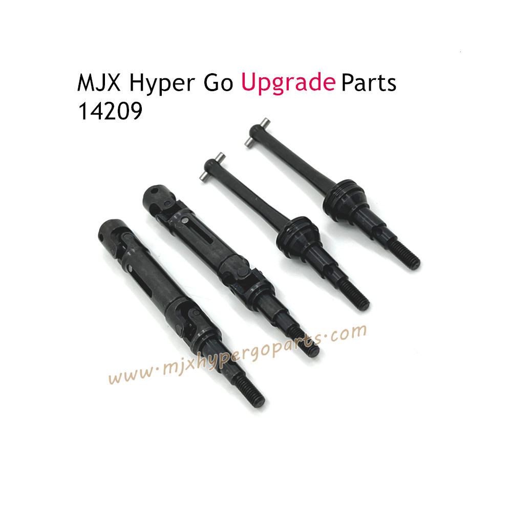 MJX Hyper Go 14209 Upgrade Parts Front and Rear Transmission Shaft Black MJX Hyper Go 14209 Upgrade Parts Front and Rear Transmission Shaft Black