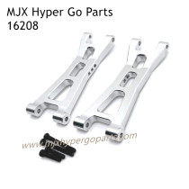 MJX Hyper Go 16208 RC Car Upgrade Parts Rear Lower Swing Arm Kit Silver