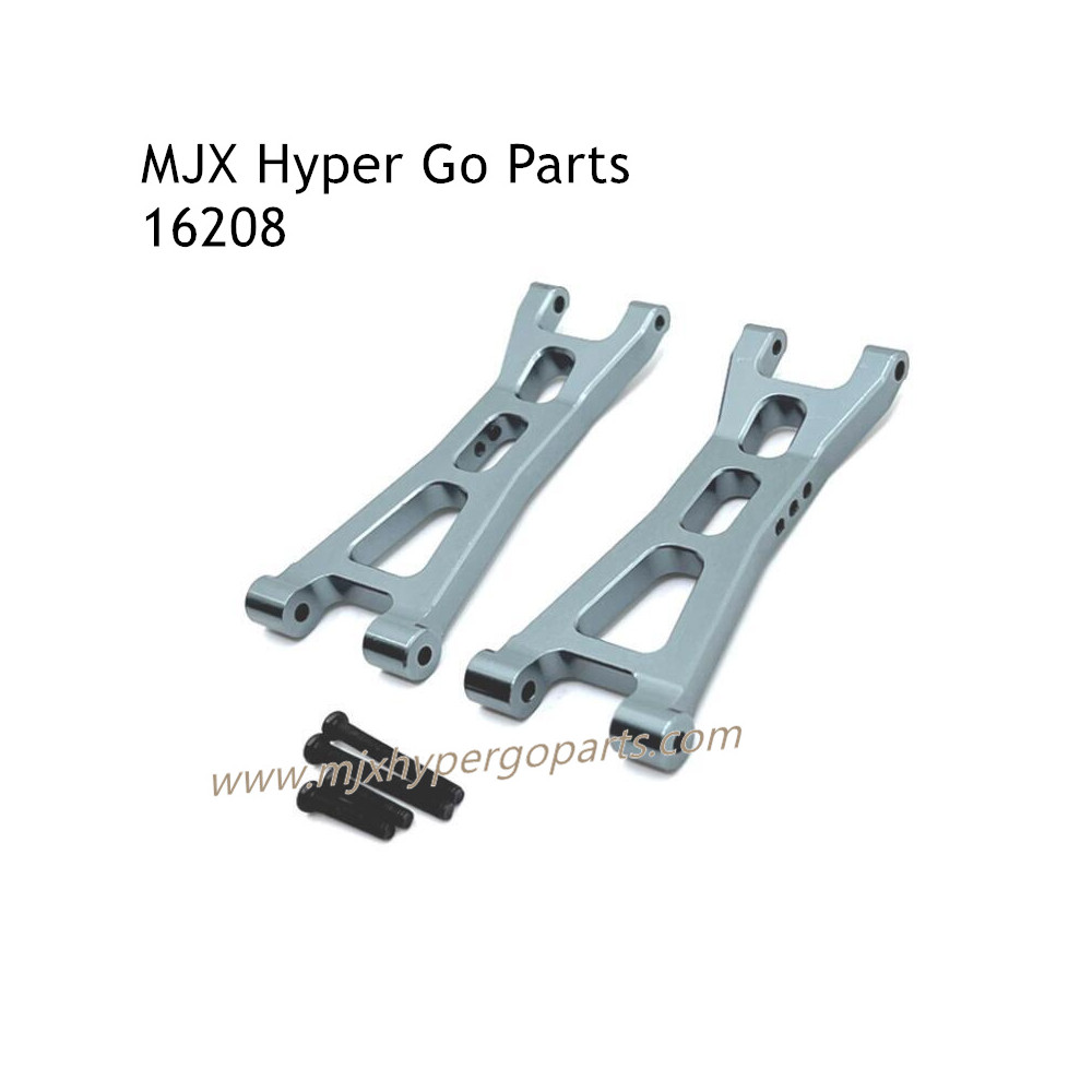 MJX Hyper Go 16208 RC Car Upgrade Parts Rear Lower Swing Arm Kit Gray MJX Hyper Go 16208 RC Car Upgrade Parts Rear Lower Swing Arm Kit Gray