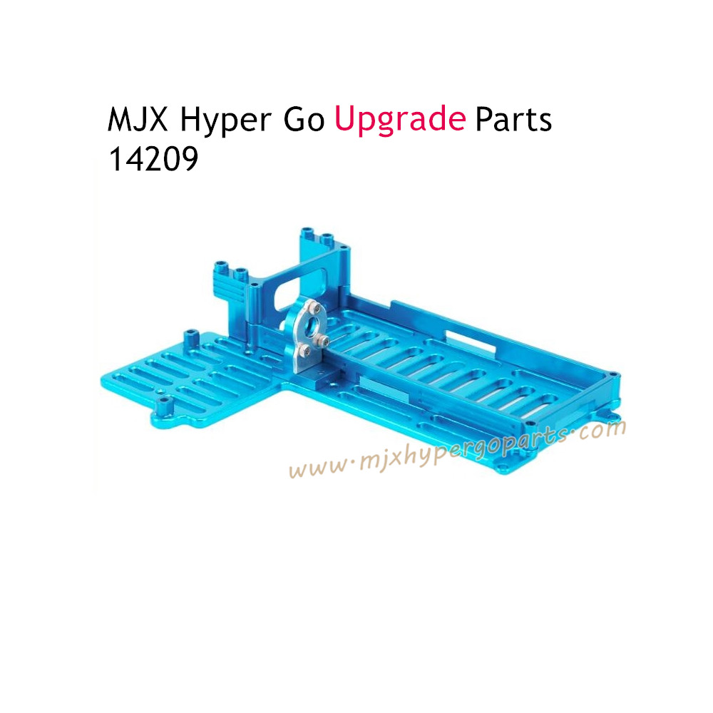 MJX Hyper Go 14209 Upgrade Parts Metal Bottom Plate of Battery Seat Blue