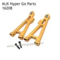 MJX Hyper Go 16208 RC Car Upgrade Parts Front Lower Swing Arm Kit Gold