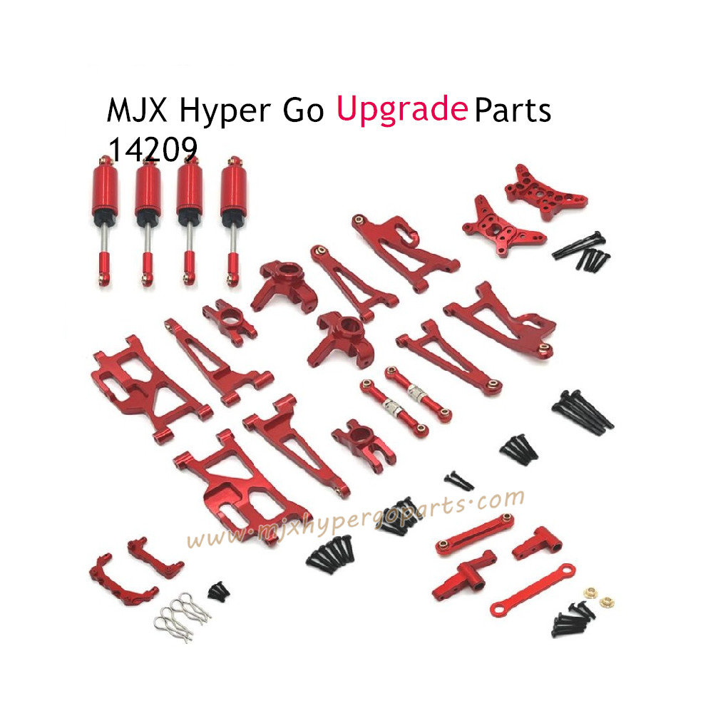 MJX Hyper Go 14209 Upgrade Parts List Red