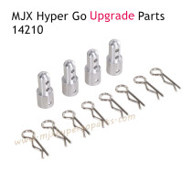MJX Hyper Go 14210 Upgrade Parts Car Shell Pillars Silver
