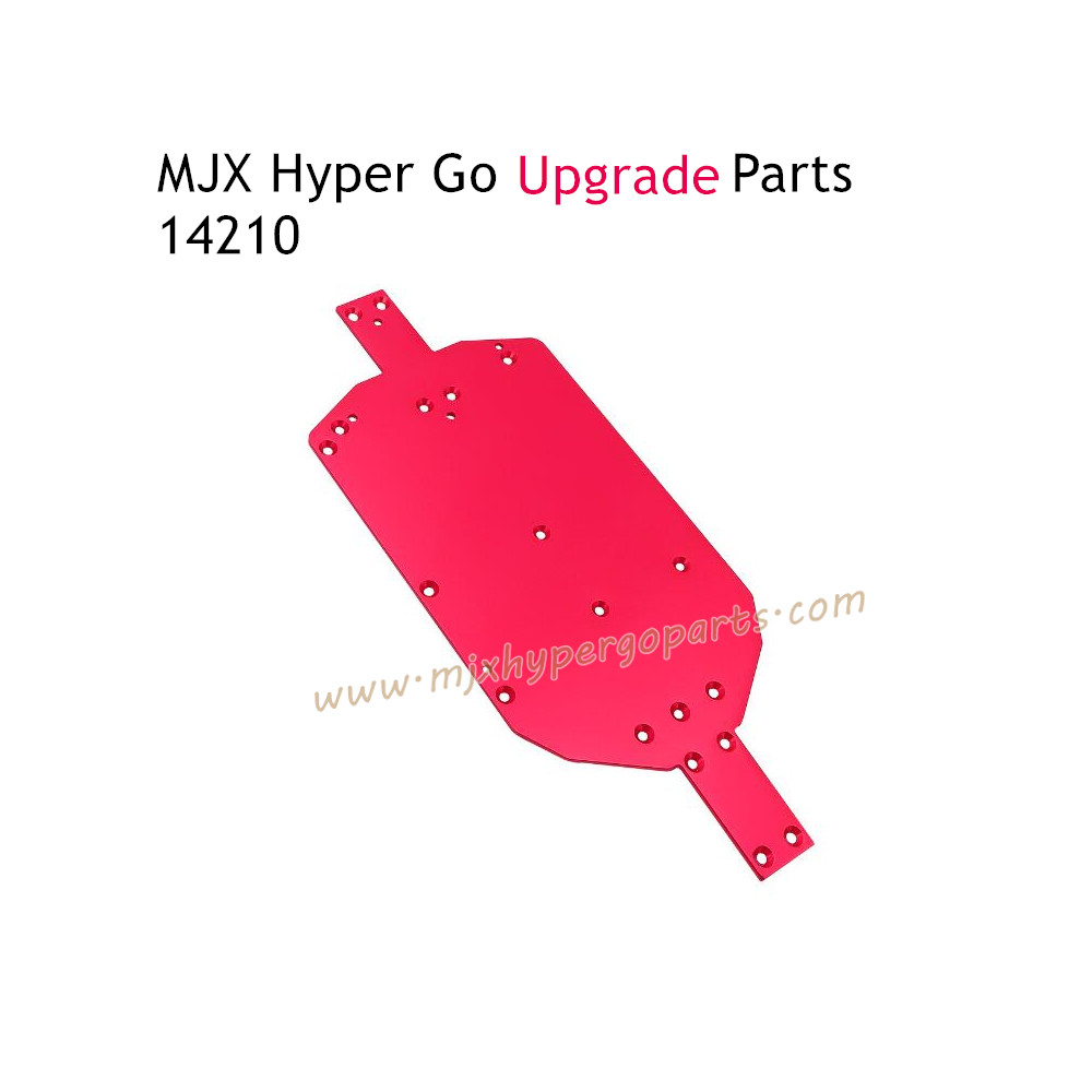 MJX Hyper Go 14210 Upgrade Parts Metal Bottom Plate Red MJX Hyper Go 14210 Upgrade Parts Metal Bottom Plate Red