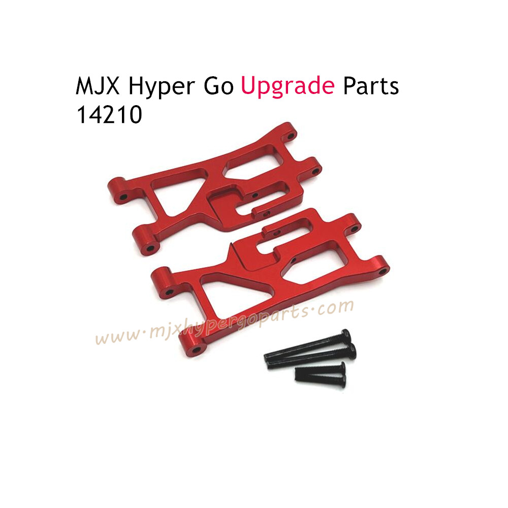 MJX Hyper Go 14210 Upgrade Parts Rear Lower Swing Arm Red MJX Hyper Go 14210 Upgrade Parts Rear Lower Swing Arm Red