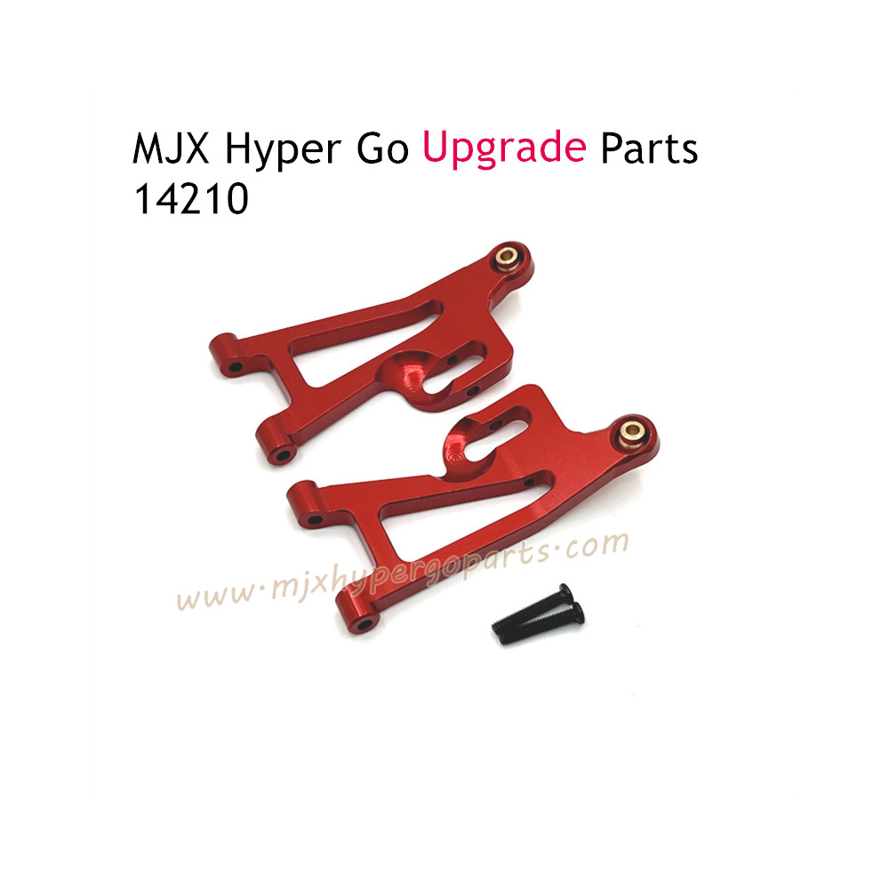 MJX Hyper Go 14210 Upgrade Parts Front Lower Swing Arm Red MJX Hyper Go 14210 Upgrade Parts Front Lower Swing Arm Red