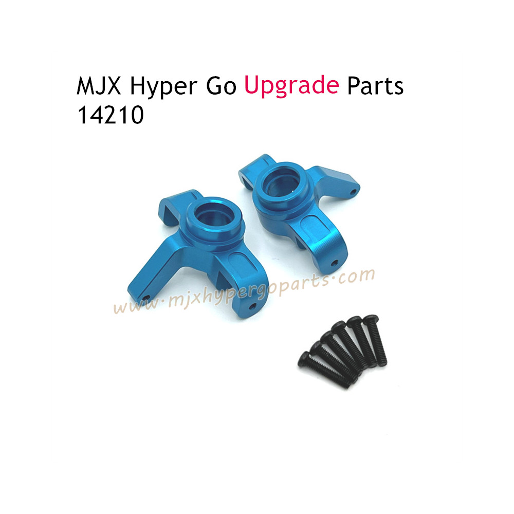 MJX Hyper Go 14210 Upgrade Parts Front Steering Cups Blue MJX Hyper Go 14210 Upgrade Parts Front Steering Cups Blue