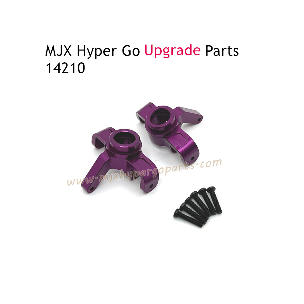 MJX Hyper Go 14210 Upgrade Parts Front Steering Cups Purple