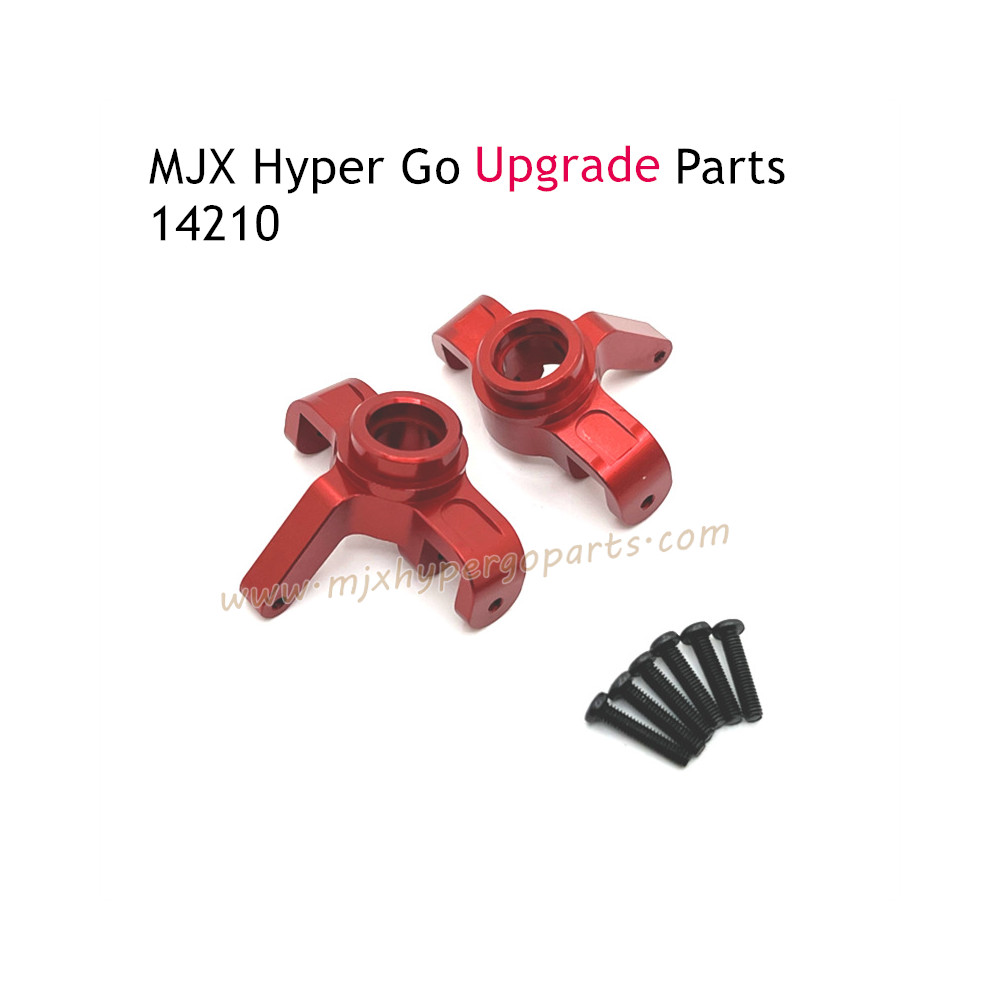 MJX Hyper Go 14210 Upgrade Parts Front Steering Cups Red MJX Hyper Go 14210 Upgrade Parts Front Steering Cups Red