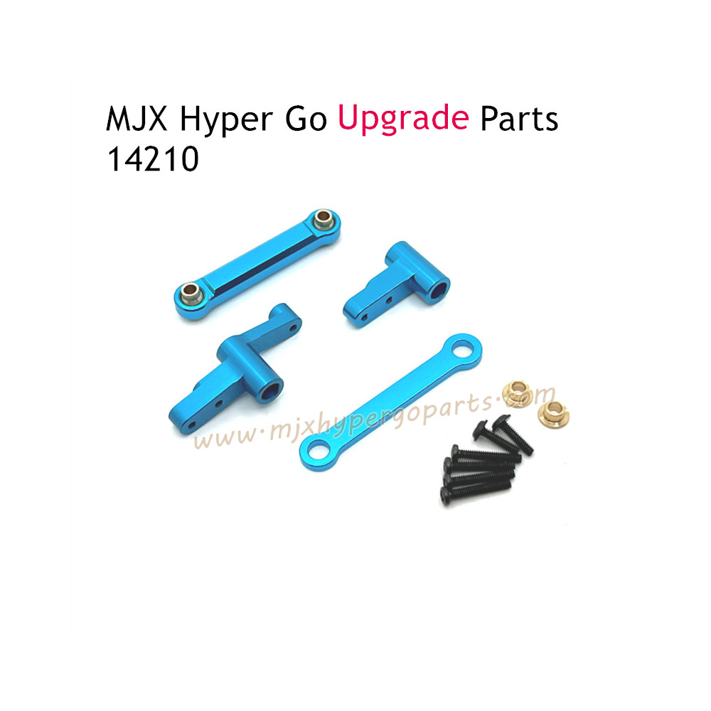 MJX Hyper Go 14210 Upgrade Parts Steering Connect Rods Kit Blue MJX Hyper Go 14210 Upgrade Parts Steering Connect Rods Kit Blue